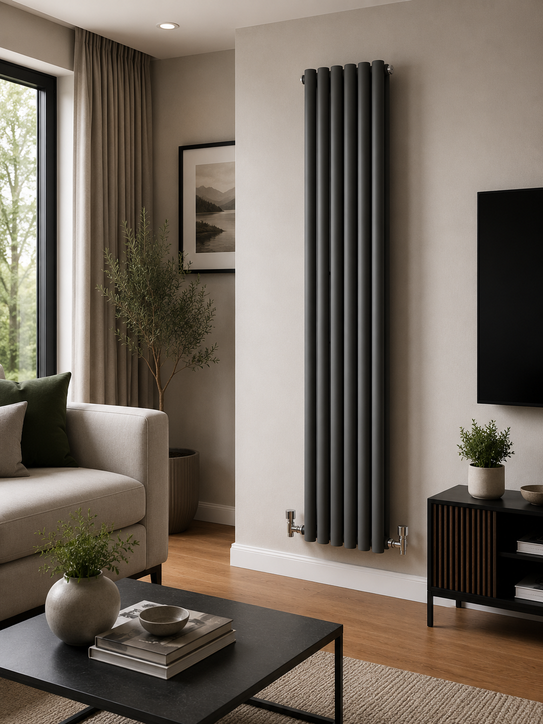 Oval Shaped Vertical Double Radiators