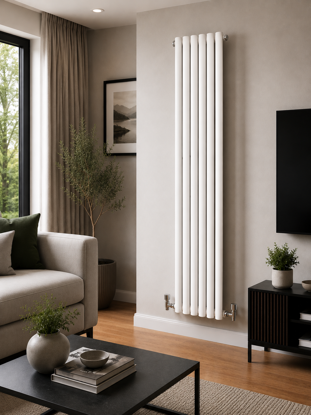 Oval Shaped Vertical Double Radiators